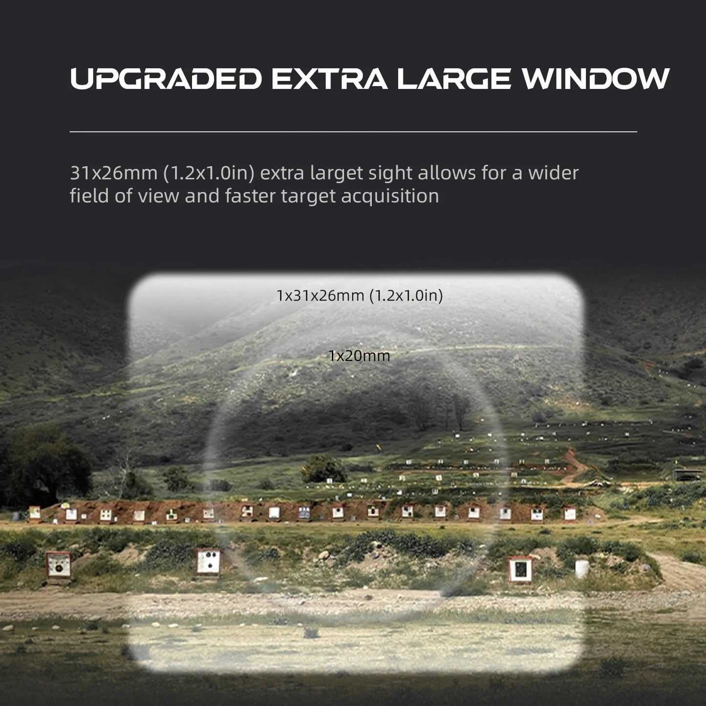 Vector Optics Frenzy Plus 1x31x26 Solar Power Red Dot Sight Up to 80000 Hours Battery Life with Motion Sensor for AR15 Series