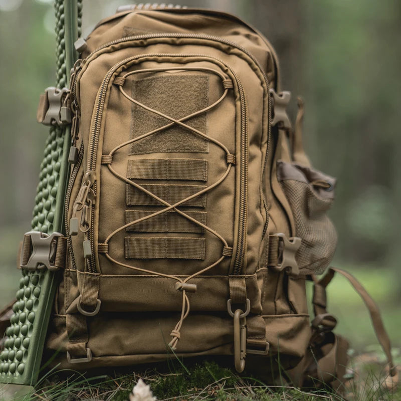 65L Outdoor Tactical Backpack for Men Large Capacity Military Hiking Bag Camping Rucksack