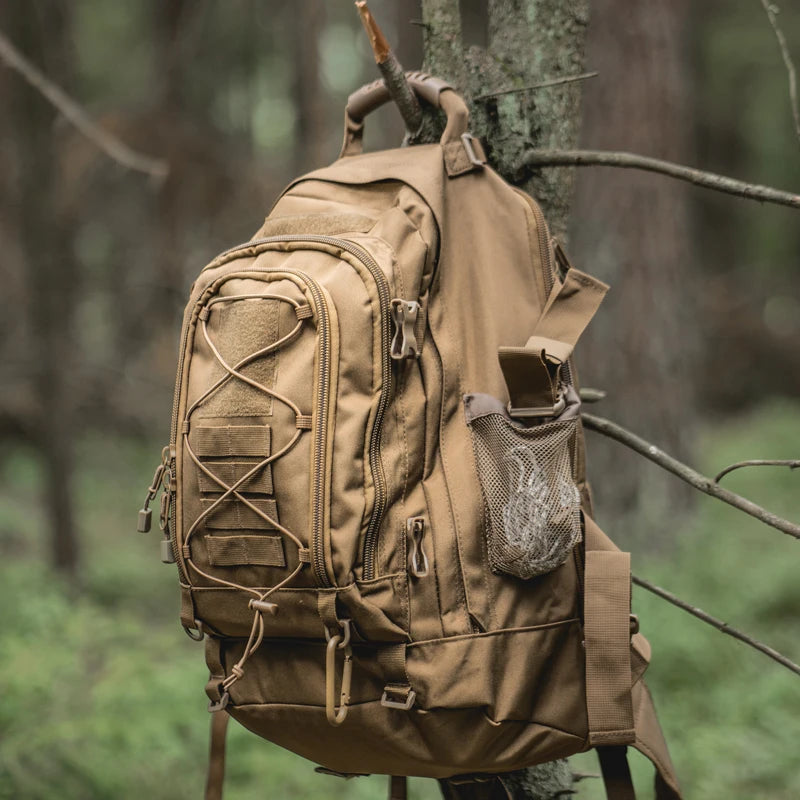 65L Outdoor Tactical Backpack for Men Large Capacity Military Hiking Bag Camping Rucksack