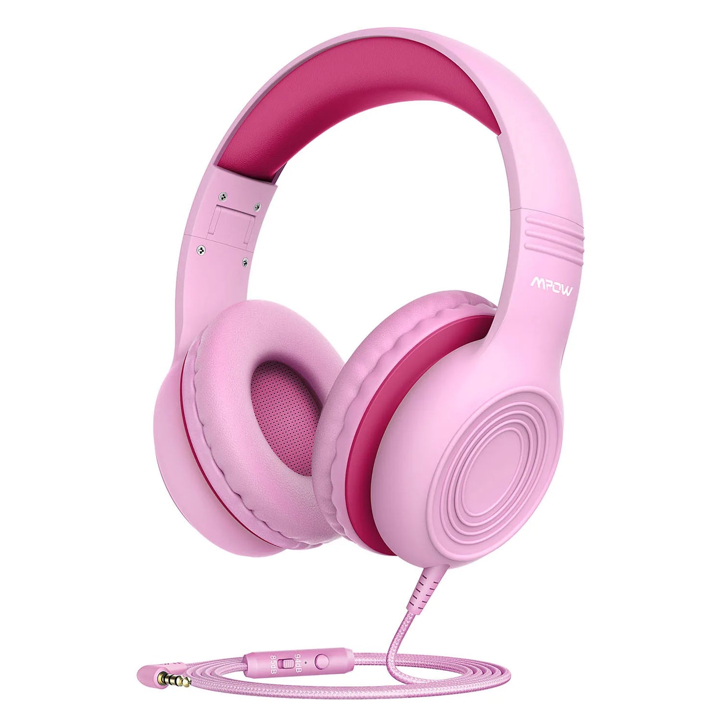 Mpow CH6 Wired Child Headphones Food Grade Material 85dB Volume Limit 3.5mm AUX Port for MP3 MP4 PC Phone Laptops