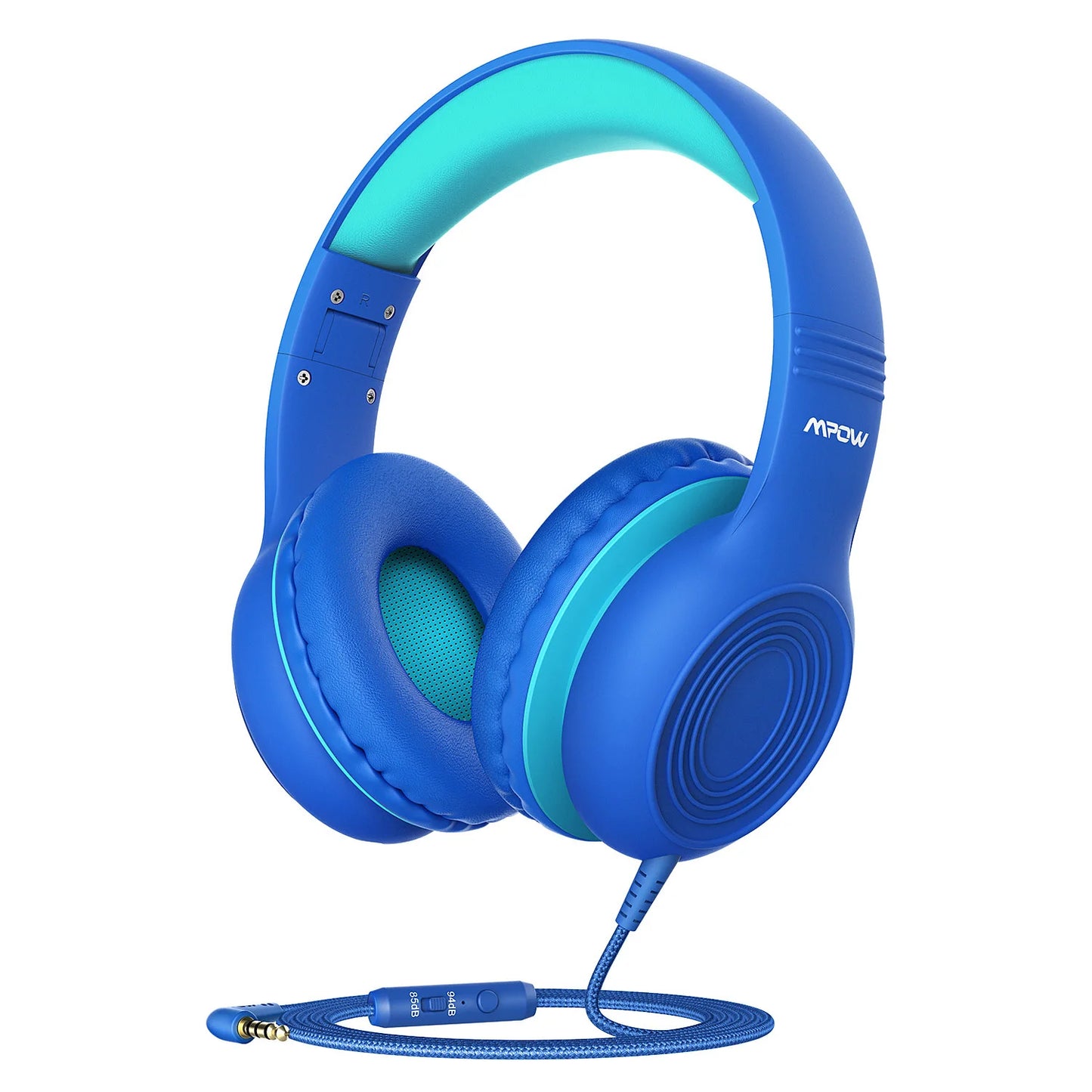 Mpow CH6 Wired Child Headphones Food Grade Material 85dB Volume Limit 3.5mm AUX Port for MP3 MP4 PC Phone Laptops