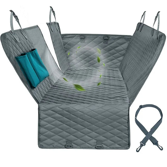 Petravel Dog Car Seat Cover Waterproof Pet Travel Dog Carrier Hammock Back Seat Protector Mat Safety Carrier for Dogs