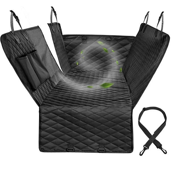 Petravel Dog Car Seat Cover Waterproof Pet Travel Dog Carrier Hammock Back Seat Protector Mat Safety Carrier for Dogs