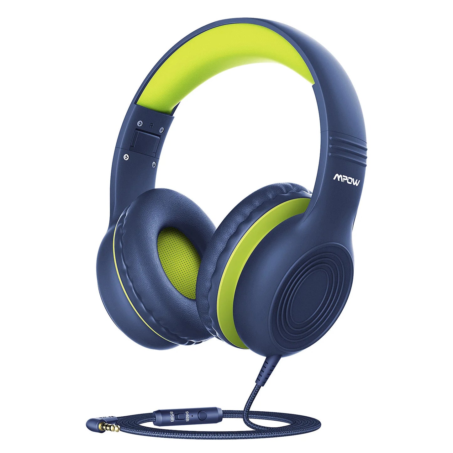 Mpow CH6 Wired Child Headphones Food Grade Material 85dB Volume Limit 3.5mm AUX Port for MP3 MP4 PC Phone Laptops
