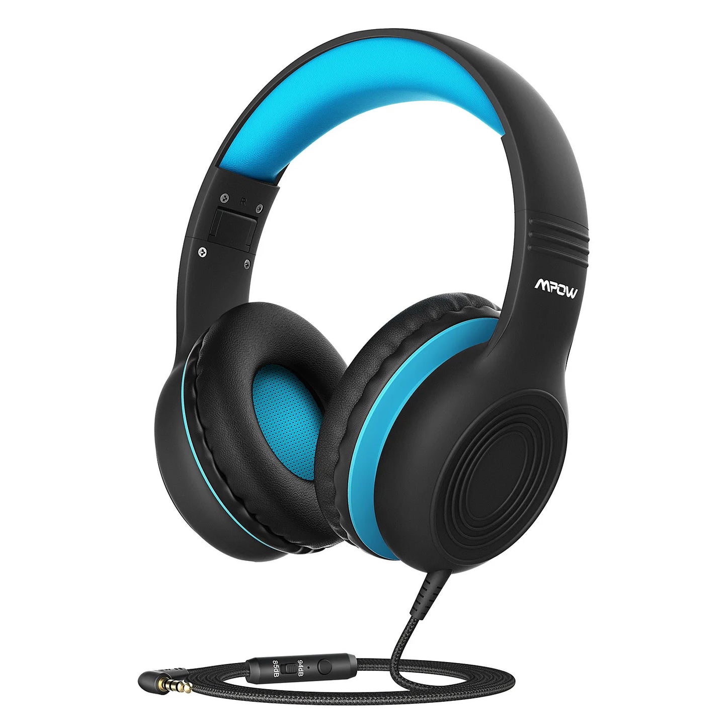 Mpow CH6 Wired Child Headphones Food Grade Material 85dB Volume Limit 3.5mm AUX Port for MP3 MP4 PC Phone Laptops