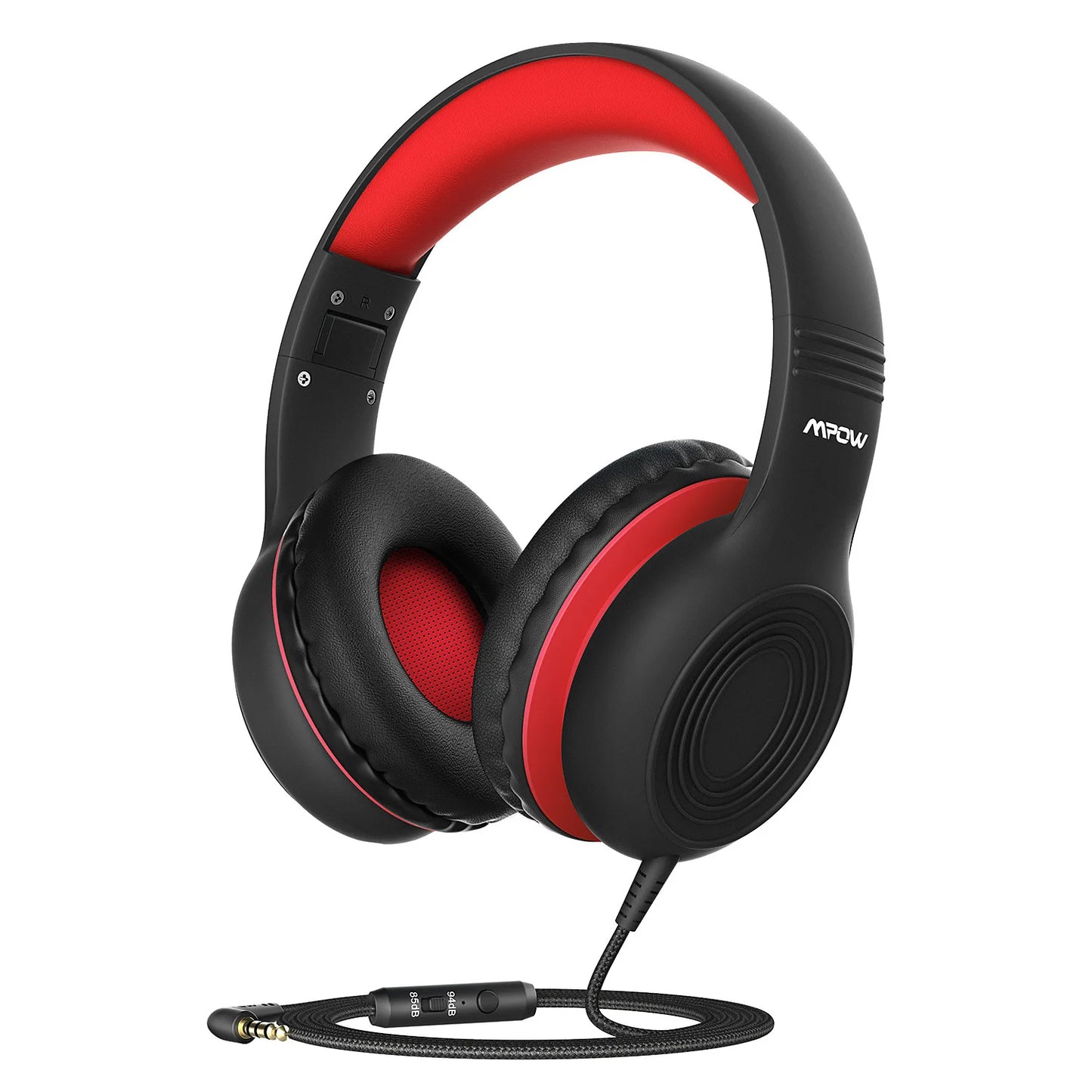 Mpow CH6 Wired Child Headphones Food Grade Material 85dB Volume Limit 3.5mm AUX Port for MP3 MP4 PC Phone Laptops