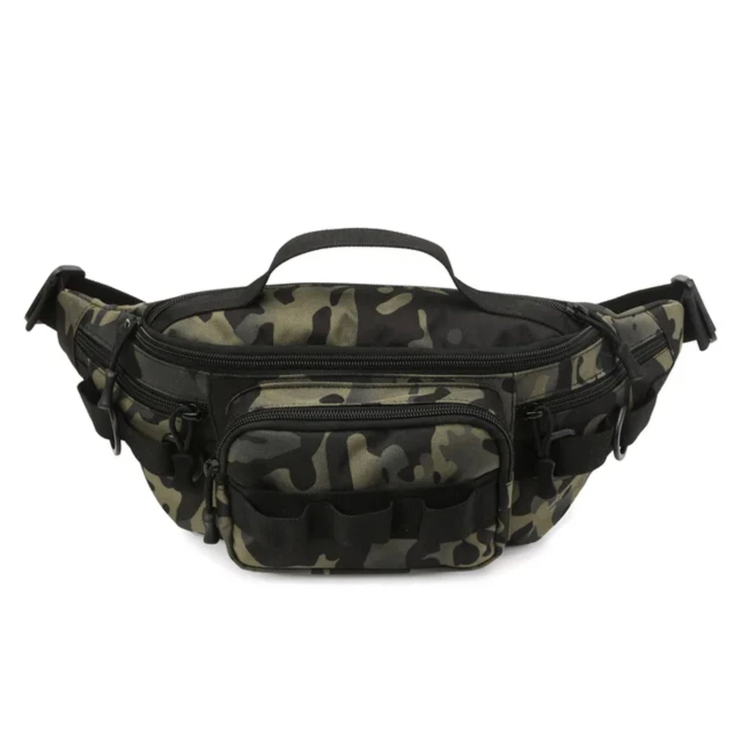 Durable Large Capacity Waterproof Men's Military Tactical Molle Waist Chest Fishing Lure Fanny Pack Backpack for Outdoor Sports