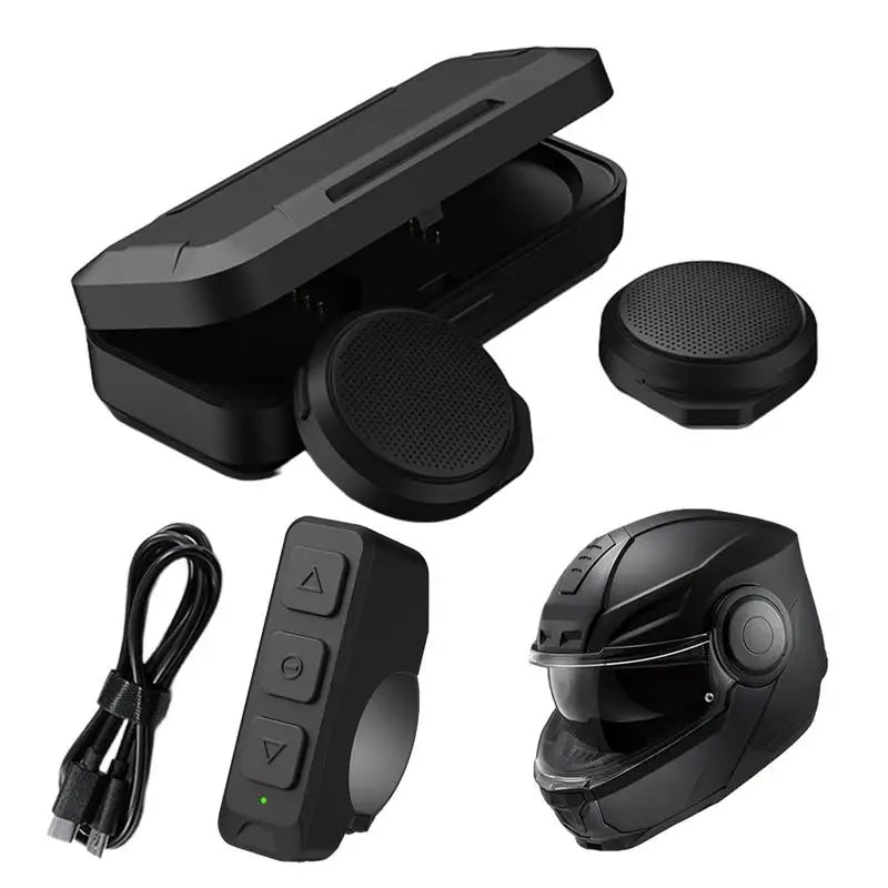 Motorcycle Helmet Bluetooth Headset Sking Earphone CVC Noise Cancellation Stereo Music Automatic Answering High Sound