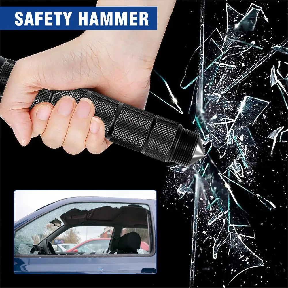 Carbon Steel Multi functional Battle Axe Portable Survival Axe Tool for Outdoor Camping, Hunting, and Emergency Situations