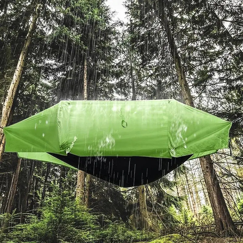 2 Person Backyard Hammock Tent Waterproof Backpacking Hammock 260x140cm Nylon Rocking Chair Outdoor Camping Hammock Swing Tent