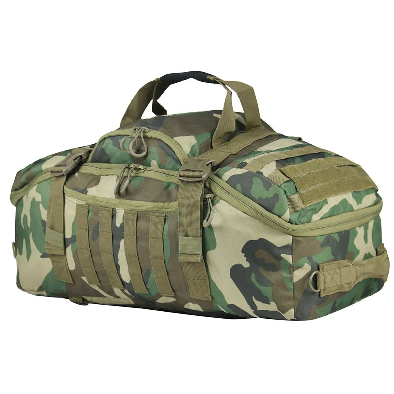 35L 50L 80L Outdoor Mountaineering Molle Tactical Backpack Large Duffel Bag for Hiking Camping and Travel