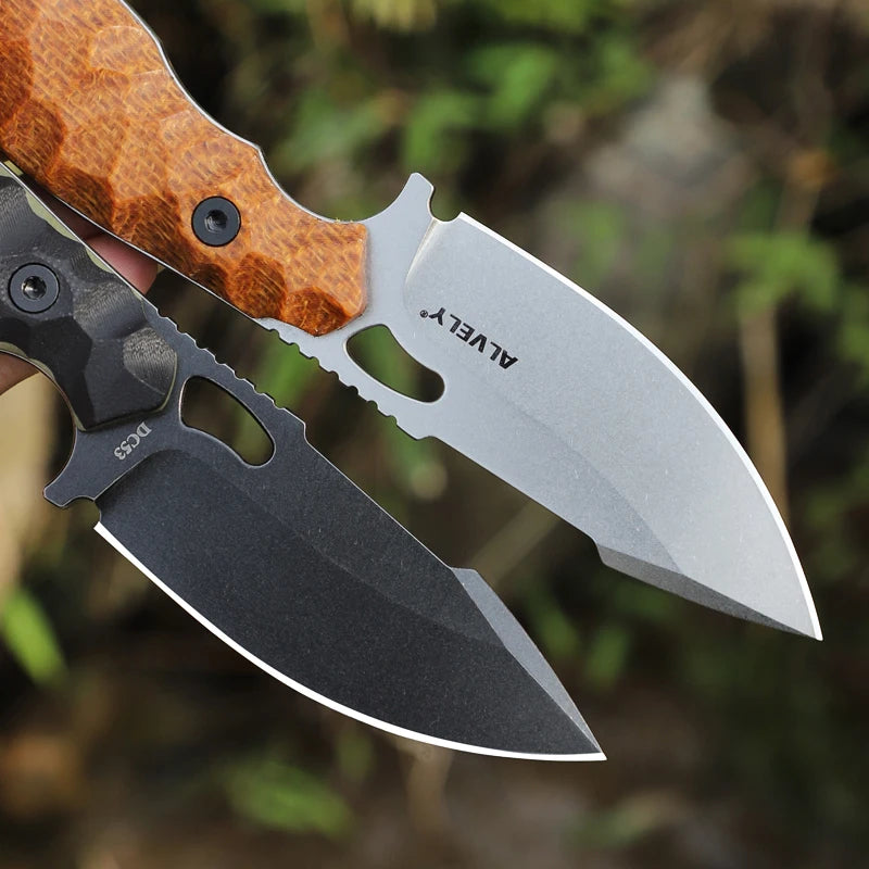 Outdoor Tactical Knife, DC53 Steel Fixed Blade, Men's EDC Knife, Outdoor Camping & Exploration, Fishing & Hunting Knife