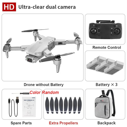 L900 Pro 4K Drone with 5G GPS HD Dual Camera Brushless Motor Foldable Quadcopter 1.2KM Range for Aerial Photography