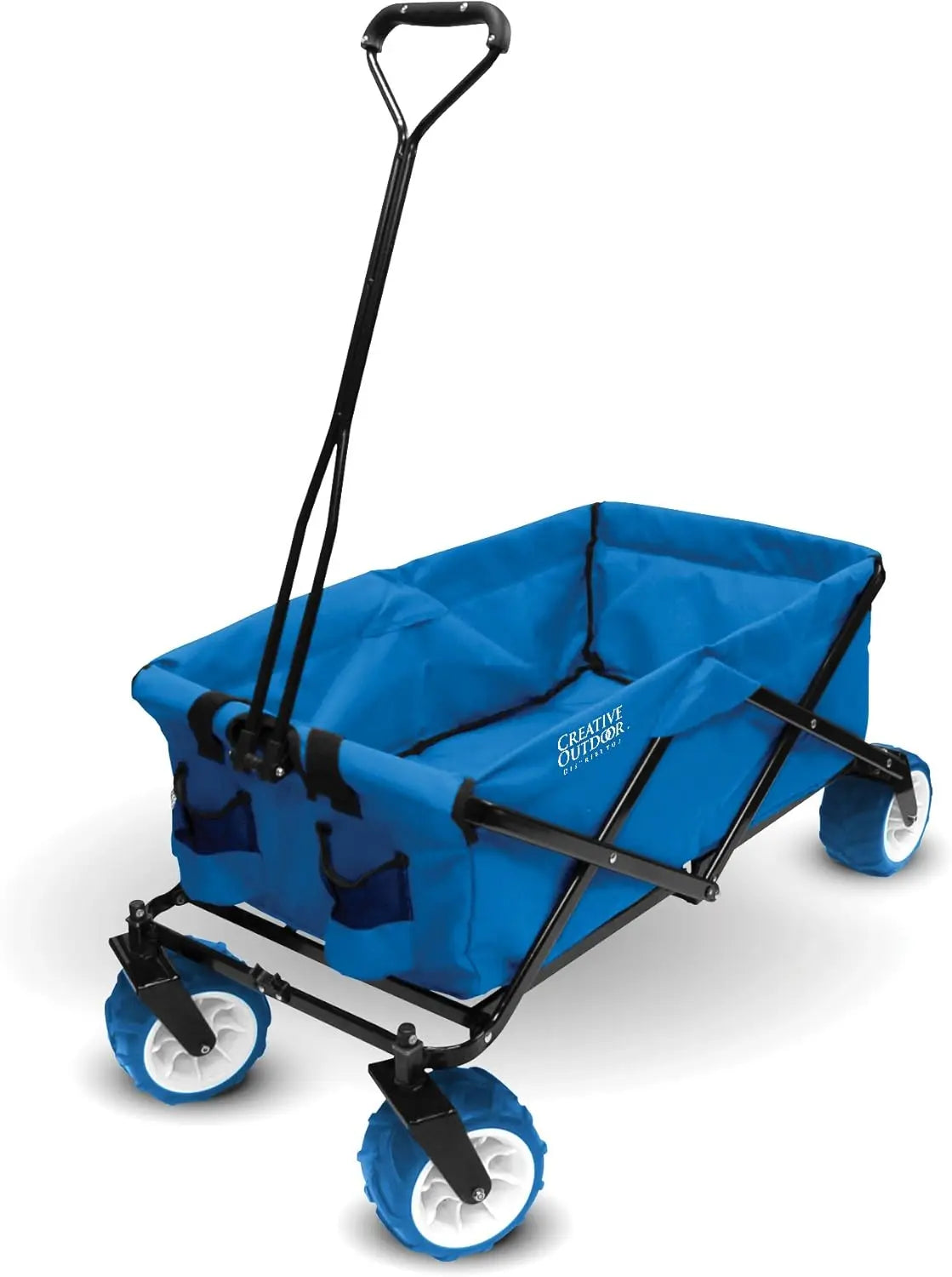 Wagon for Kids Push Pull Collapsible Stroller Folding Cart for Cargo | All Terrain | Beach Park Garden Sports & Camping