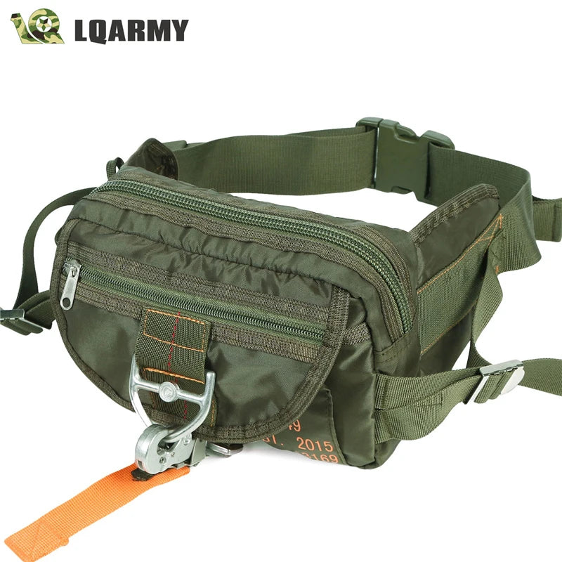 Men's Tactical Military Waist Bag Fanny Pack Outdoor Belt Bag for Camping Hunting Hiking Climbing Crossbody Use