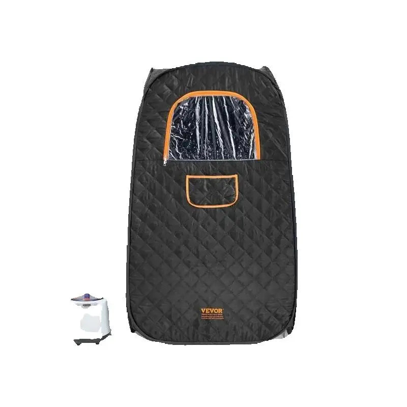 SucceBuy Compact Portable Steam Sauna Tent 1200 Watt Therapeutic  for Detox Relaxation Time Remote Control Personal  for Home