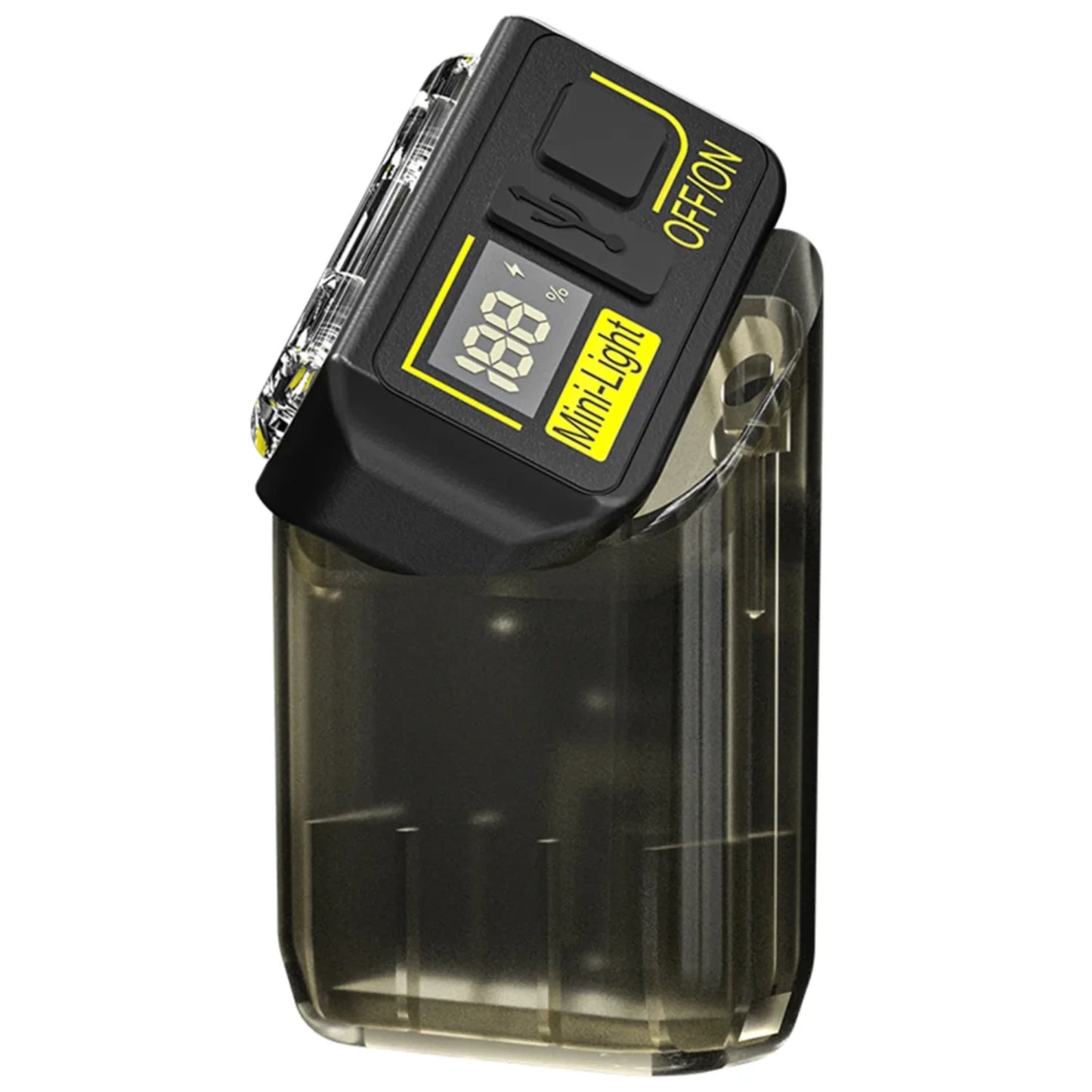 +COB Mini Keychain Flashlight 380LM Portable Mini Torch 6 Light Modes Pocket Camping Light 180° Rotatable  Hiking Camping