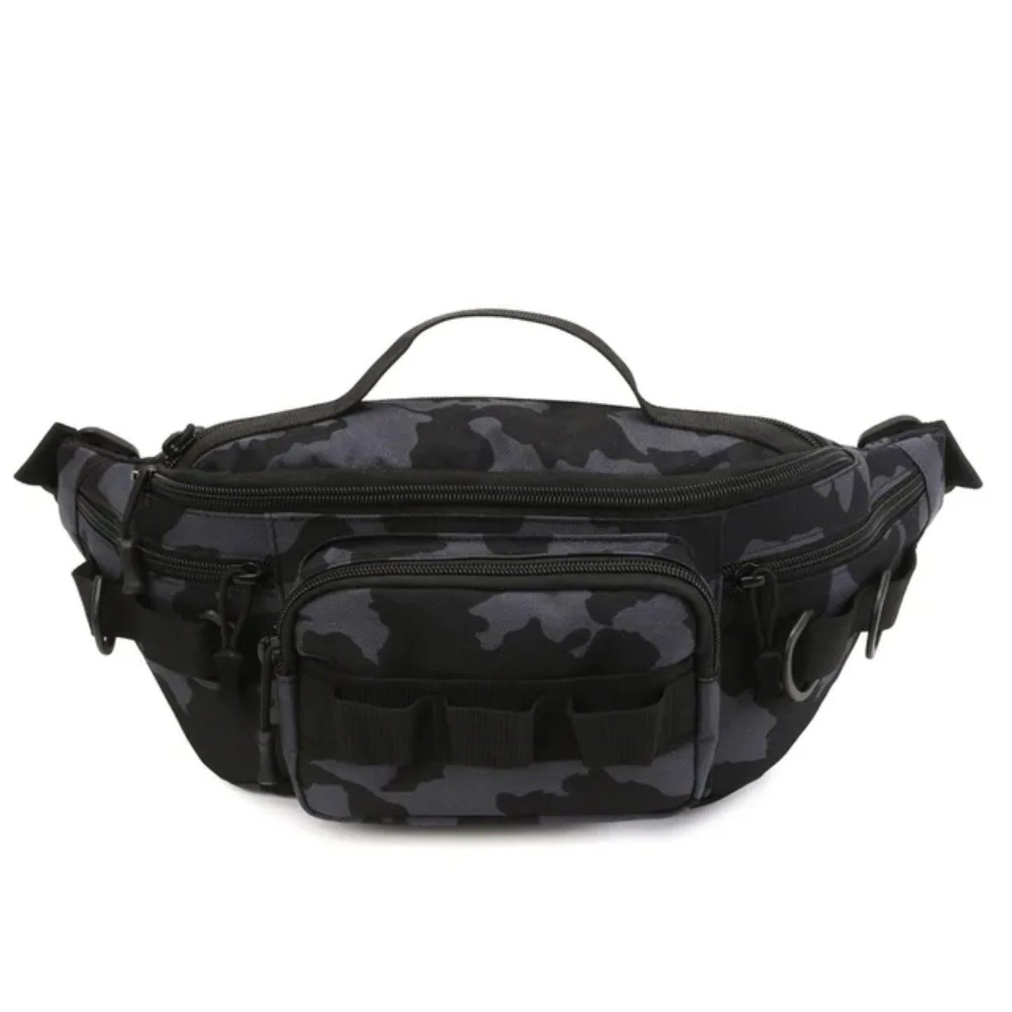 Durable Large Capacity Waterproof Men's Military Tactical Molle Waist Chest Fishing Lure Fanny Pack Backpack for Outdoor Sports