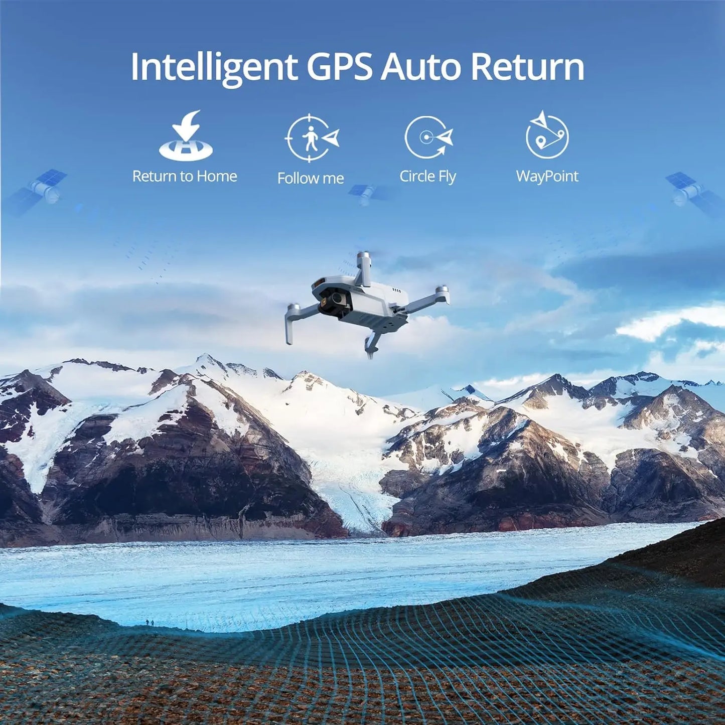 Potensic C0 Single Axis Gimbal 4K GPS Drone Under 249g Max 4 Kilometer for Adults and Beginners ATOM SE