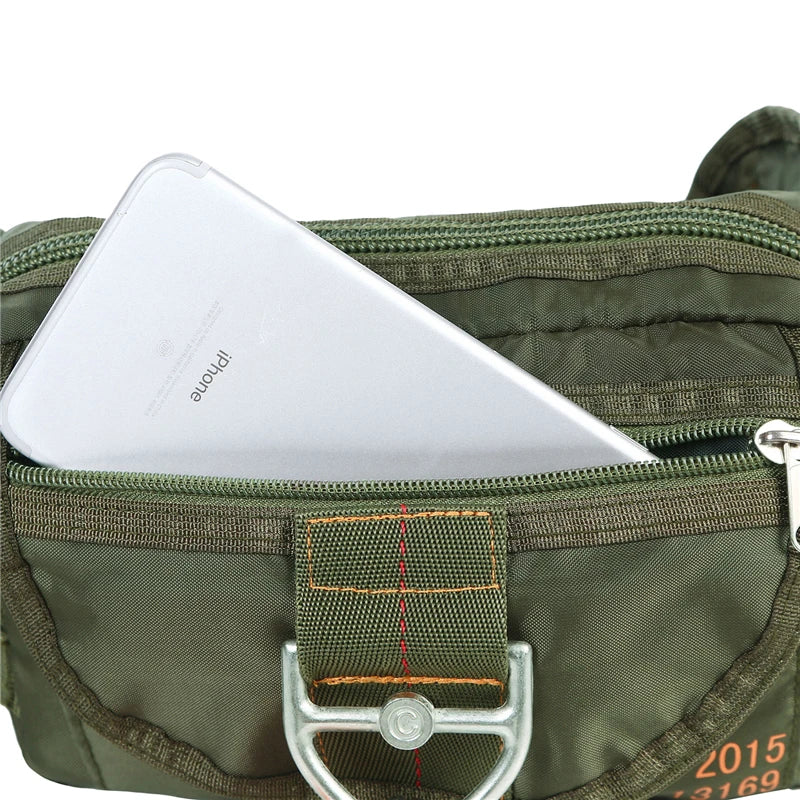 Men's Tactical Military Waist Bag Fanny Pack Outdoor Belt Bag for Camping Hunting Hiking Climbing Crossbody Use