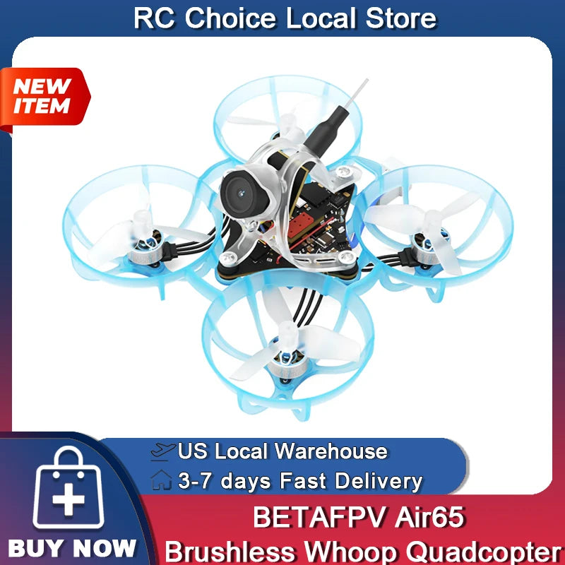 BETAFPV Air65 Brushless Whoop Quadcopter RC Racing Freestyle Drone Ships From US