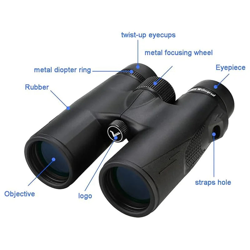 Svbony SV47 Binoculars for Adults, 8x32/8x42/10x42 Bak4 Prism HD FMC Lens Waterproof for Nature Observation Safari Watch Bird