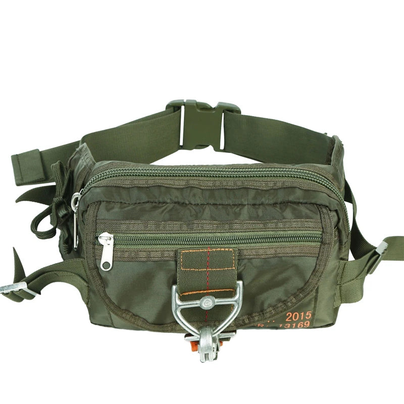 Men's Tactical Military Waist Bag Fanny Pack Outdoor Belt Bag for Camping Hunting Hiking Climbing Crossbody Use
