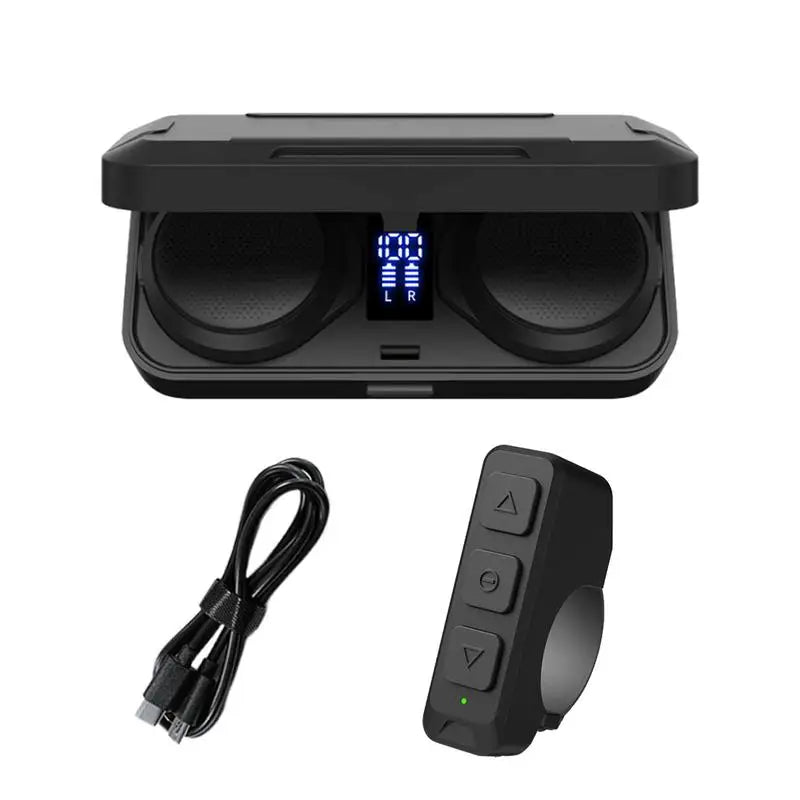 Motorcycle Helmet Bluetooth Headset Sking Earphone CVC Noise Cancellation Stereo Music Automatic Answering High Sound