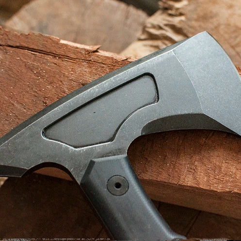 PSRK Forged Tactical Survival Axe Full Tang G10 Handle Multipurpose Wood Cutting Rescue Axe Outdoor Camping Defense Tool