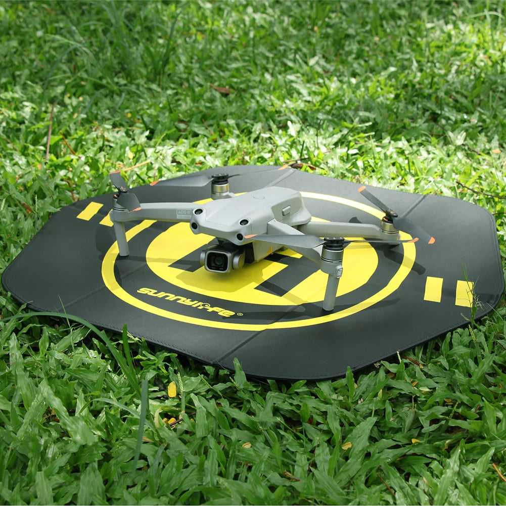 55cm Foldable Drone Landing Pad Double Sided Leather Aircraft Parking Mat for DJI Mavic Mini Air Phantom RC Drones