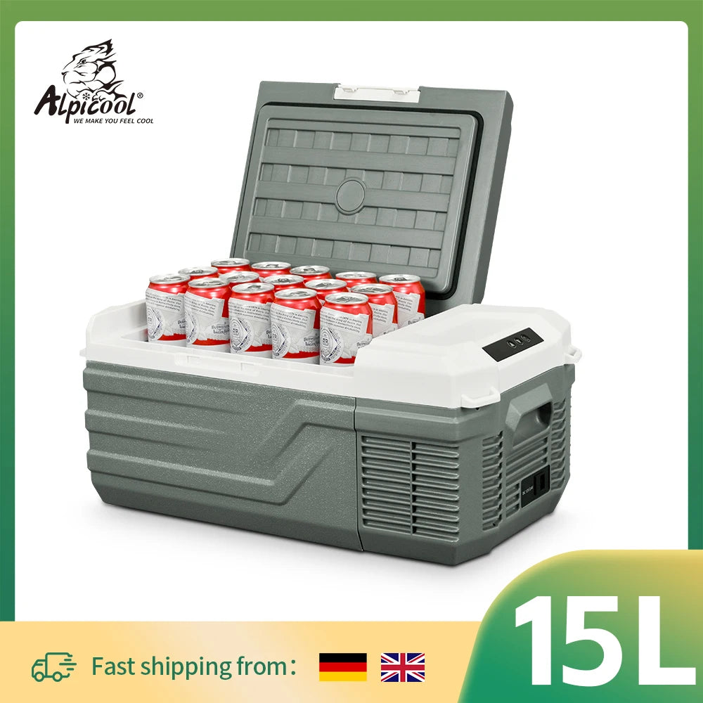 Alpicool NL15 15L Portable Car Refrigerator 12V DC Unit
