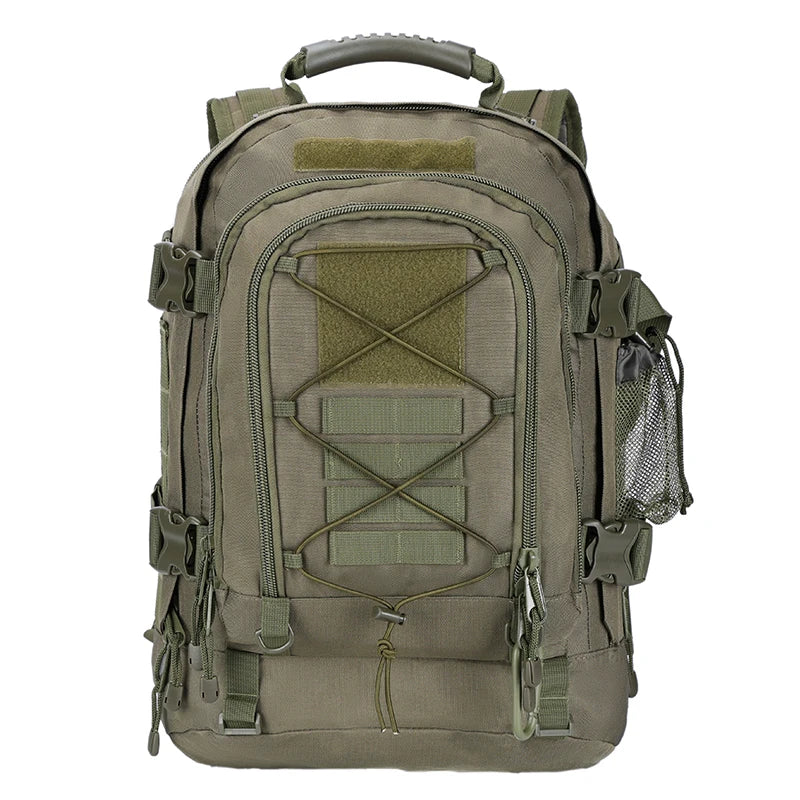 65L Outdoor Tactical Backpack for Men Large Capacity Military Hiking Bag Camping Rucksack