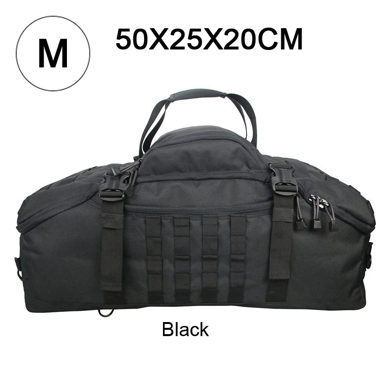 35L 50L 80L Outdoor Mountaineering Molle Tactical Backpack Large Duffel Bag for Hiking Camping and Travel