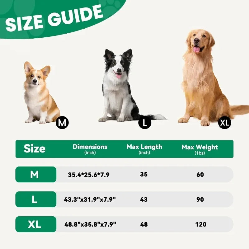 Elevated Dog Bed Raised Outdoor Dog Cot for Extra Large Dogs No Tools Assembly Washable Cooling