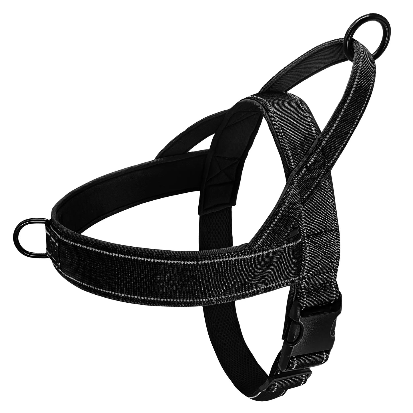 Nylon Durable Dog Harness No Pull Pet Harness with Handle Reflective Training Harness for Small Medium Large Dogs
