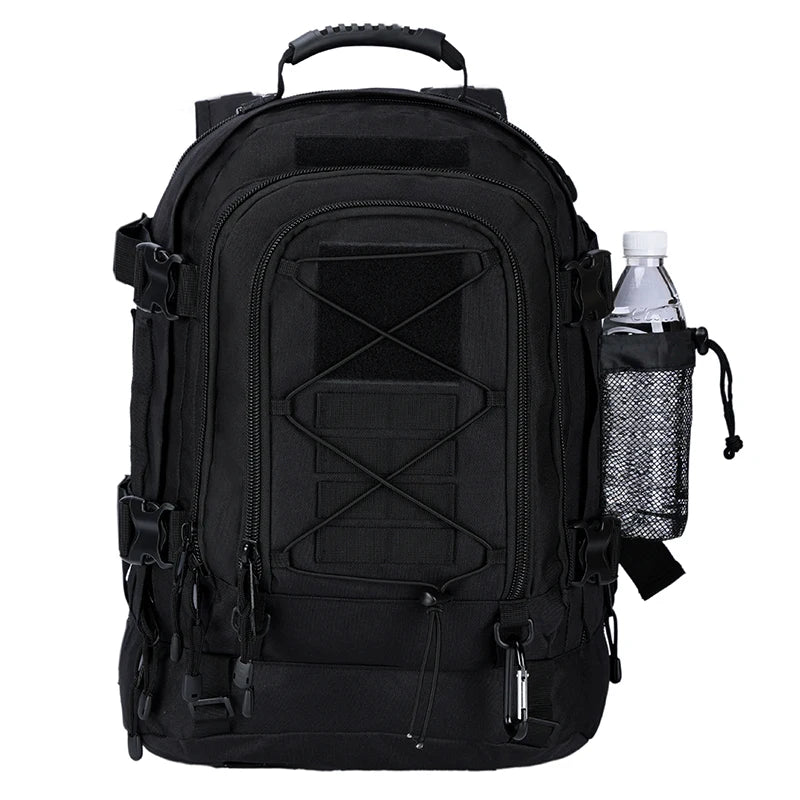 65L Outdoor Tactical Backpack for Men Large Capacity Military Hiking Bag Camping Rucksack