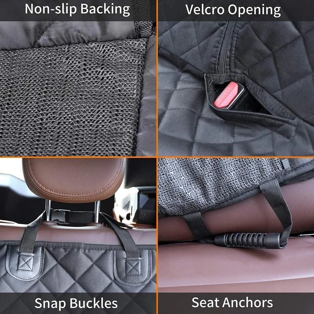 Dog Car Seat Cover Waterproof Back Seat Protector Non Slip Bench Cover for Dogs