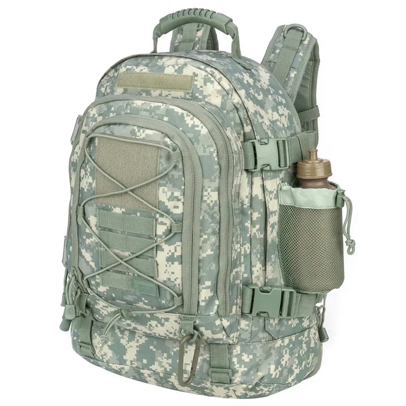 LQARMY 60L Military Tactical Backpack Molle Assault Rucksack Outdoor Travel Hiking Camping Hunting mochila Hombre