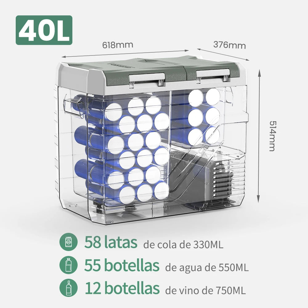 Alpicool NLS Car Refrigerator 12V DC 20L 30L 40L Mini Fridge