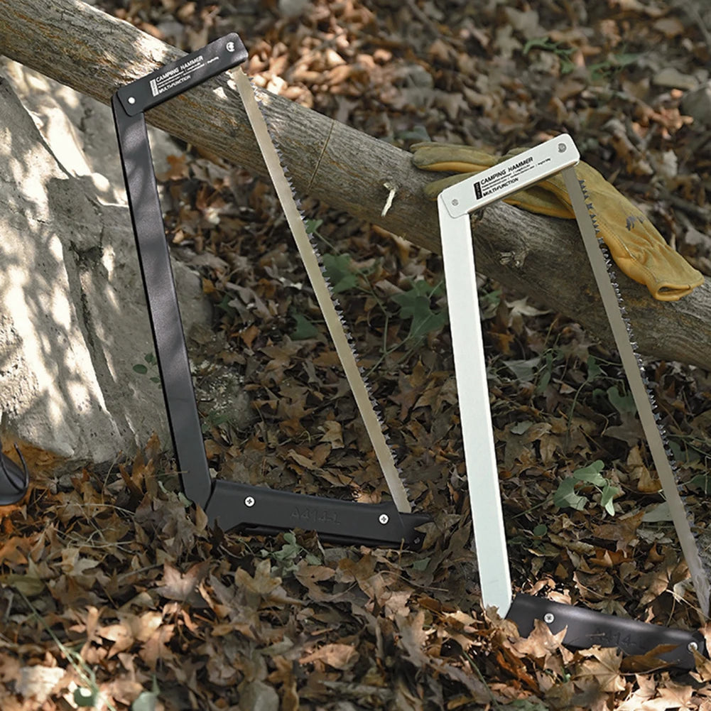 Wood Saw Folding Saw Multifuctional Bucksaw with Storage Pouch for Camping Backpacking Hiking Equipment Outdoor Emergency Tools