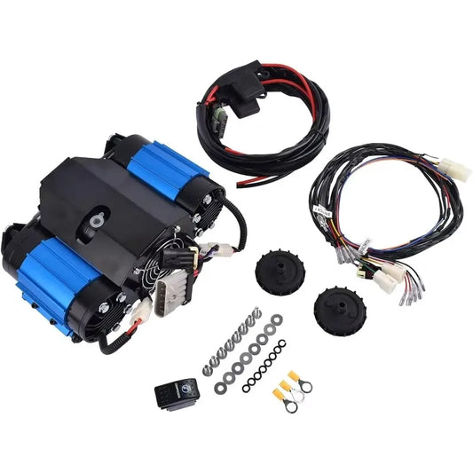 Authenticity guarantee.GELUOXI 12V Twin Air Compressor Replacement for CKMTA12 Universal High Output On-Board Air Compressor