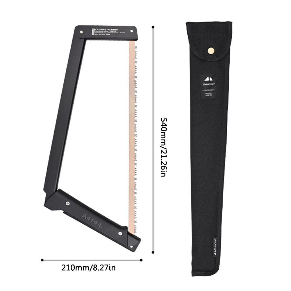 Portable Folding Saw 21 Inch Long Blade Hand Saw Multifunctional Woodworking Tool for Outdoor Camping and Survival