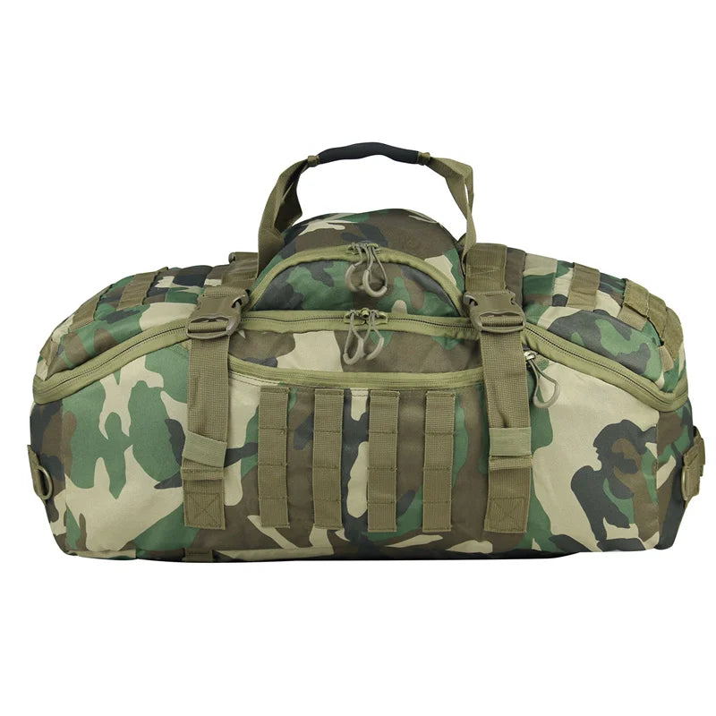 35L 50L 80L Outdoor Mountaineering Molle Tactical Backpack Large Duffel Bag for Hiking Camping and Travel
