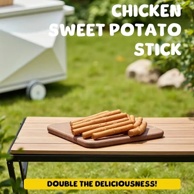 Natural Jerky Dog Treats Chewable Protein Snacks with Chicken Turkey Salmon Beef Duck Dental Health Treats for All Dog Sizes