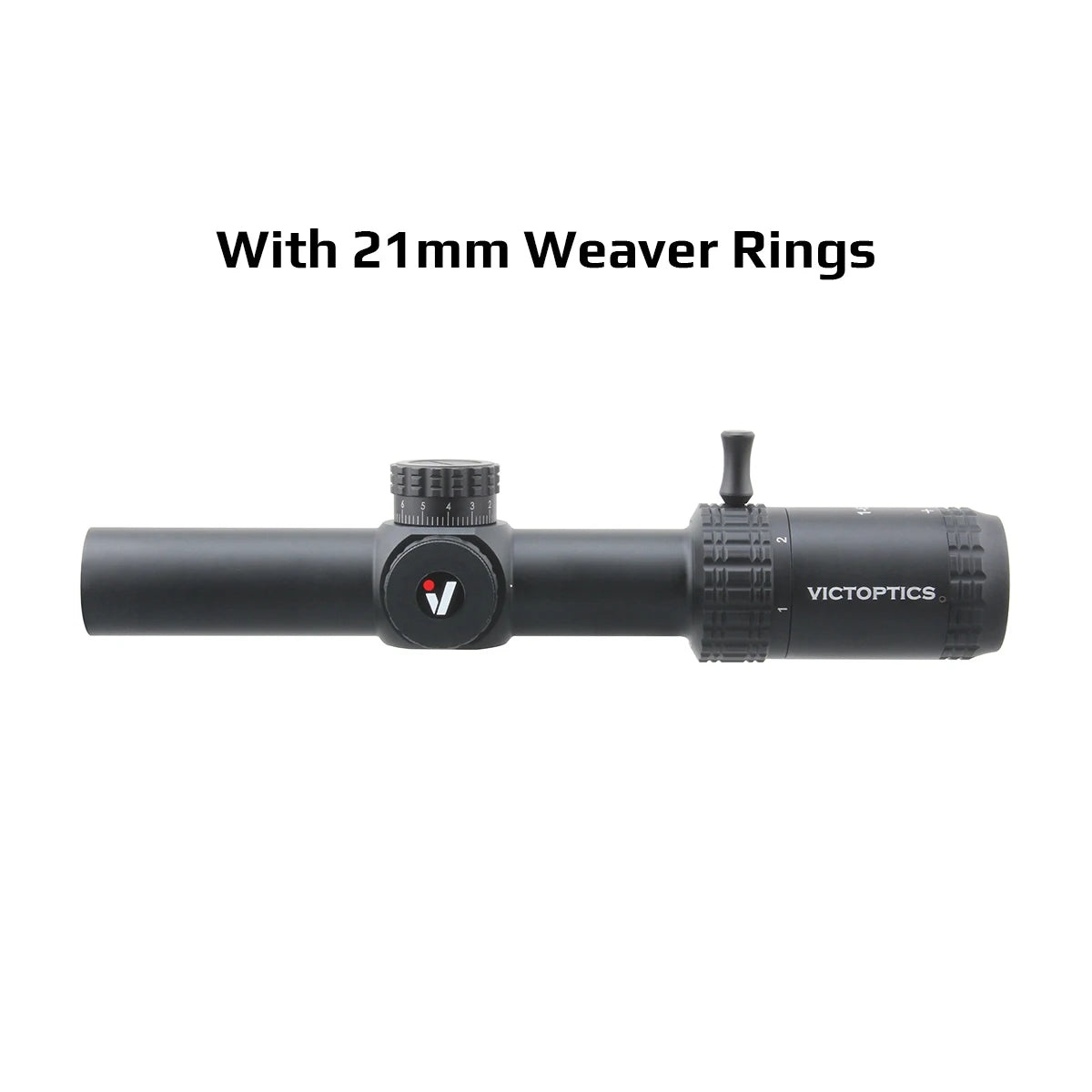 VictOptics S6 1-6x24 SFP Riflescope With Red&Green Illumination Turret lock System Wide Field of View Design For AR 15 .223 5.56