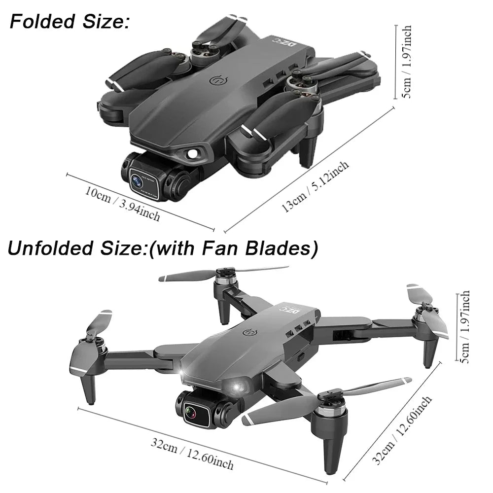 L900 Pro 4K Drone with 5G GPS HD Dual Camera Brushless Motor Foldable Quadcopter 1.2KM Range for Aerial Photography