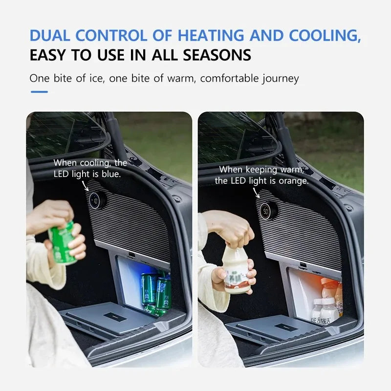 Movyxor 10L Trunk Car Refrigerator For Tesla Model 3 2025