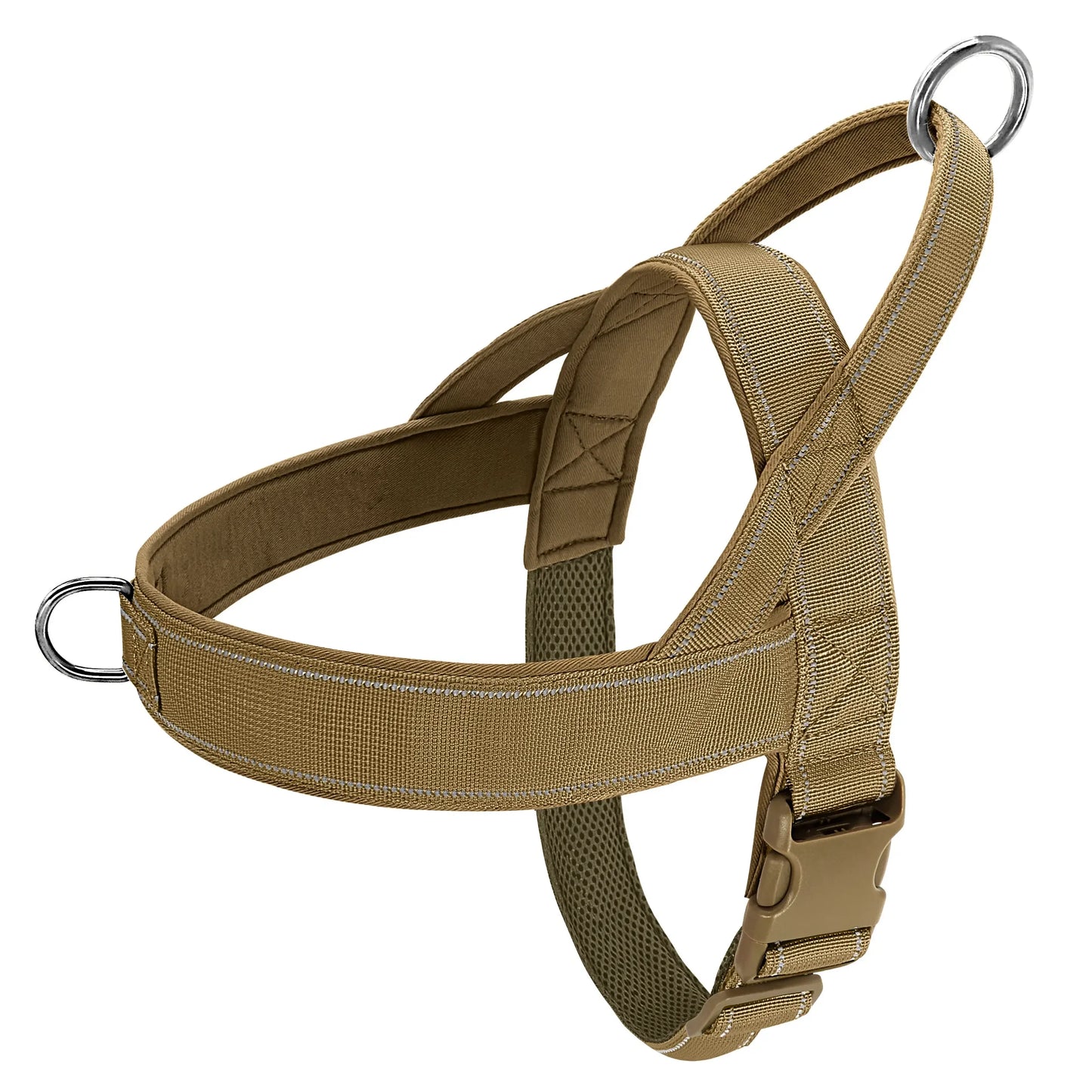 Nylon Durable Dog Harness No Pull Pet Harness with Handle Reflective Training Harness for Small Medium Large Dogs