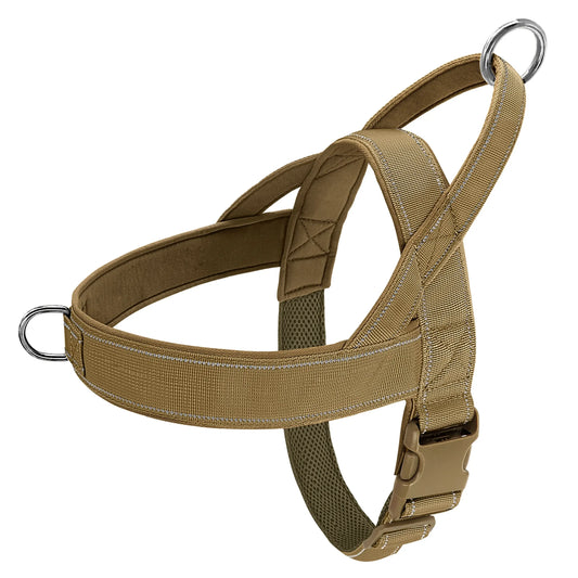Nylon Durable Dog Harness No Pull Pet Harness with Handle Reflective Training Harness for Small Medium Large Dogs