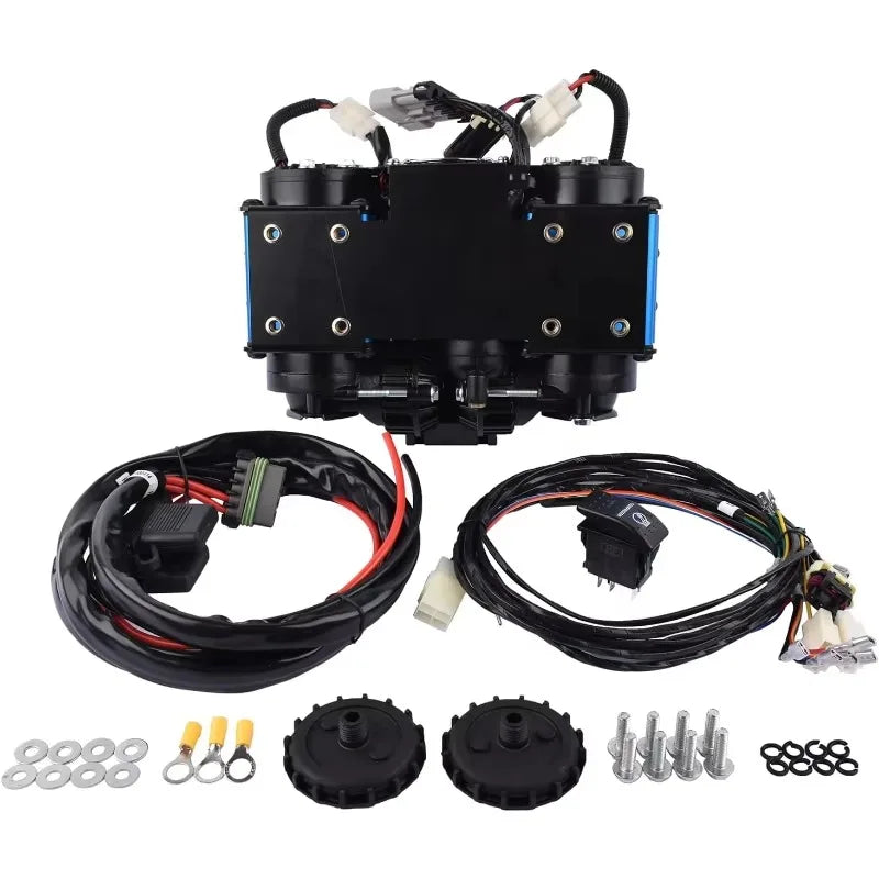 Authenticity guarantee.GELUOXI 12V Twin Air Compressor Replacement for CKMTA12 Universal High Output On-Board Air Compressor